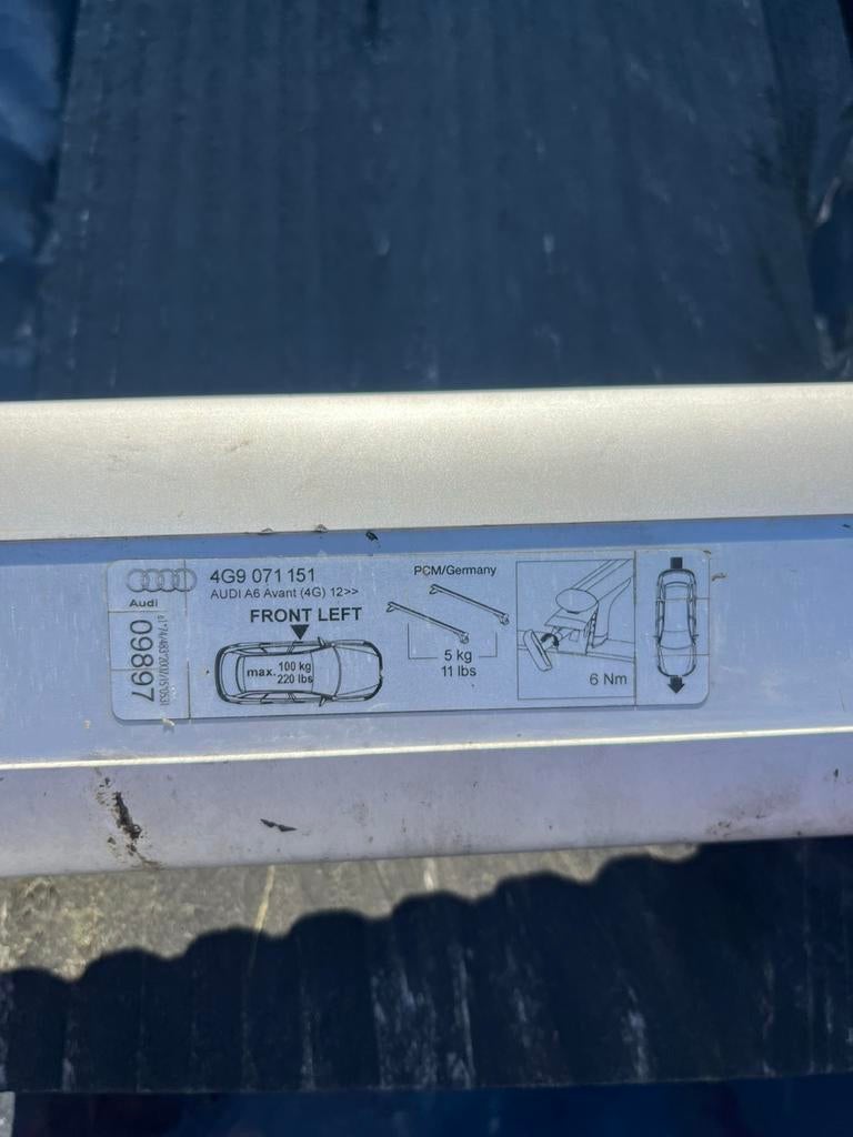 Dakdragers Audi origineel A6 Avant, Ophalen, Zo goed als nieuw