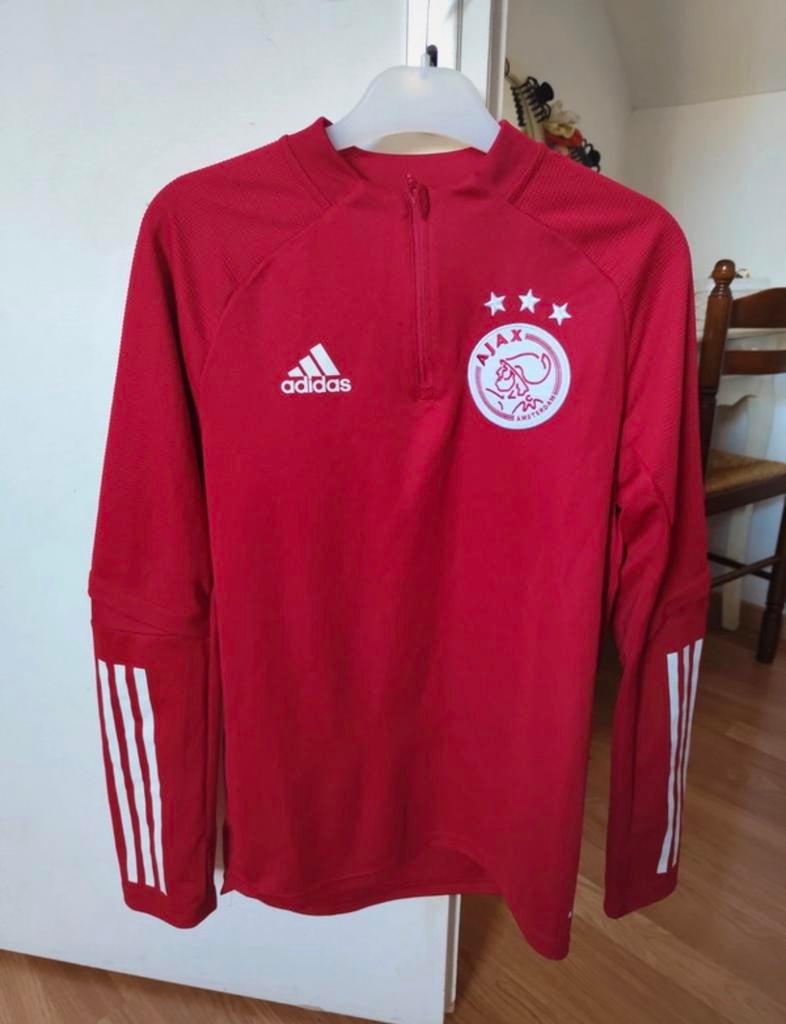 Ajax trainingsshirt rood - Maat 164 (13-14 jaar), Verzenden, Zo goed als nieuw, Jongen, Sport- of Zwemkleding