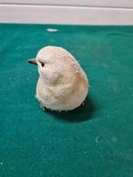 beeld vogel wit glitters, Verzamelen, Beelden en Beeldjes, Ophalen of Verzenden