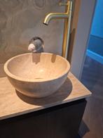 Fontijnkom  wasbak  beige.(alleen kom EXCLUSIEF KRAAN), Ophalen, Nieuw, Toilet
