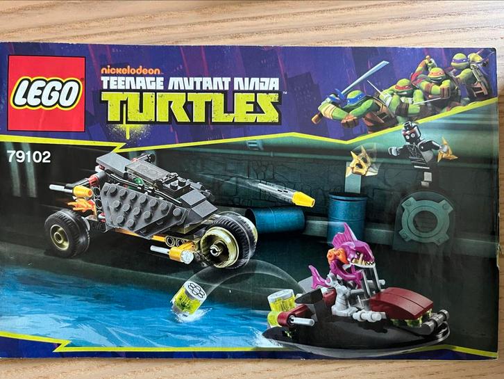 Lego Teenage Mutant Ninja Turtles instructieboekje 79102, Kinderen en Baby's, Speelgoed | Duplo en Lego, Gebruikt, Lego, Losse stenen