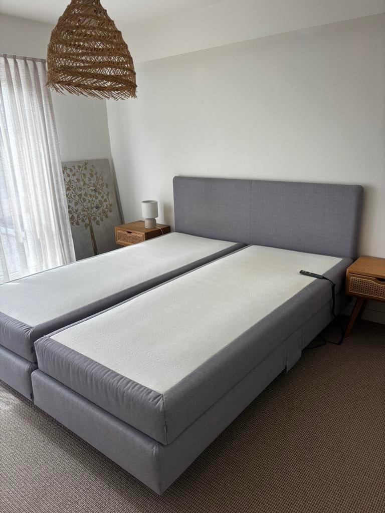 Auping boxspring elektrisch verstelbaar 180 x 210, Ophalen, 210 cm, Tweepersoons, 180 cm