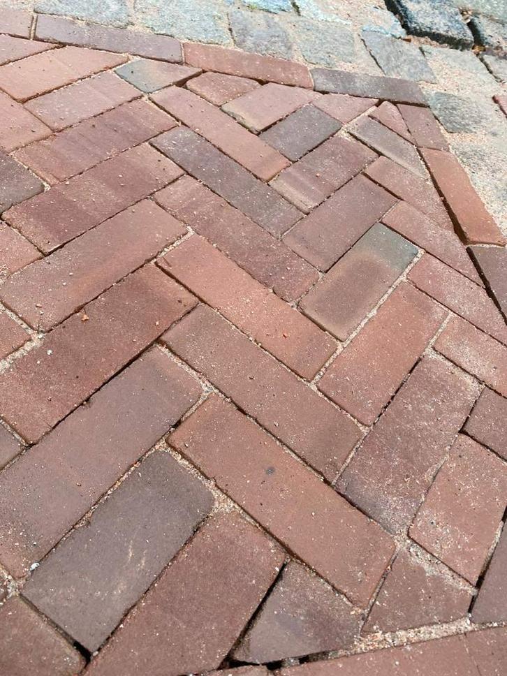 Donkerbruine Dikformaten (AUXO Getrommeld) D5, Tuin en Terras, Tegels en Klinkers, Nieuw, Klinkers, Overige materialen, 10 m² of meer