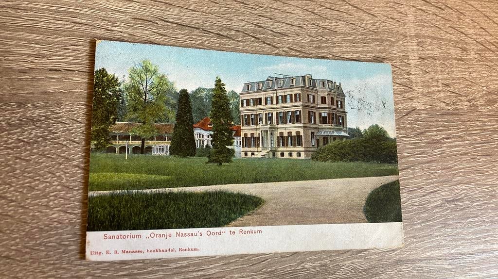 Oude ansichtkaart Renkum 1903 Sanatorium Oranje Nassau Oord, Ophalen of Verzenden, Voor 1920, Gelopen, Gelderland