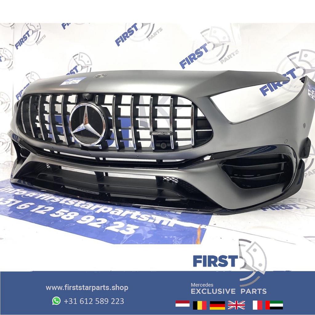 W177 A KLASSE 45 2021 A45 A45S AERO AMG VOORBUMPER MAT GRIJS, Gebruikt, -, Voor, Ophalen of Verzenden
