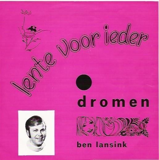 Vinylsingle ben lansink gezocht, Cd's en Dvd's, Ophalen of Verzenden, Zo goed als nieuw, Overige formaten, Levenslied of Smartlap