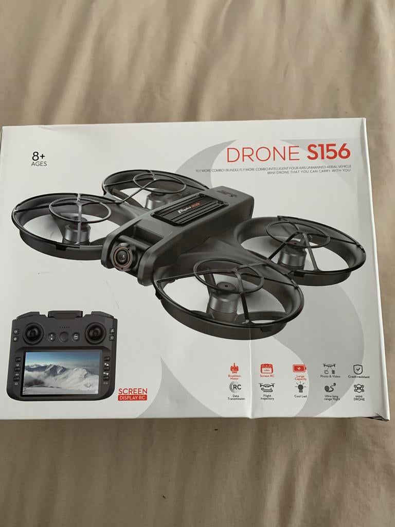 Drone S156 met camera en lange vliegduur, 250 tot 900 gram, 30 tot 45 minuten, Cameradrone, Overige merken