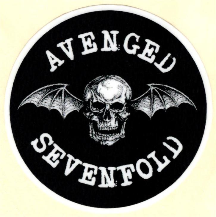 Avenged Sevenfold sticker, Verzamelen, Muziek, Artiesten en Beroemdheden, Nieuw, Foto of Kaart, Ophalen of Verzenden