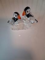 Swarovski beeldjes: papegaaiduiker en dalmatiër, Verzamelen, Ophalen of Verzenden