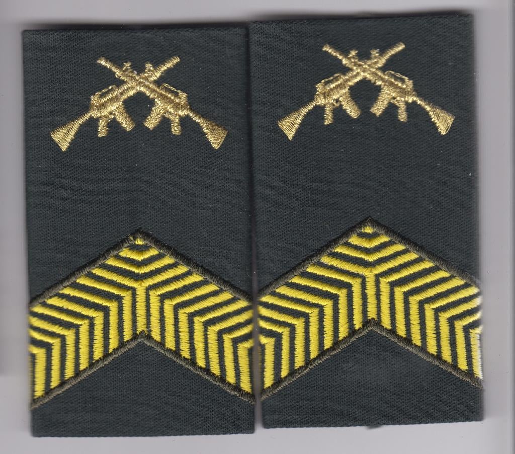 set rangen kpl olk blouse dt2000, Ophalen of Verzenden, Landmacht, Nederland, Embleem of Badge