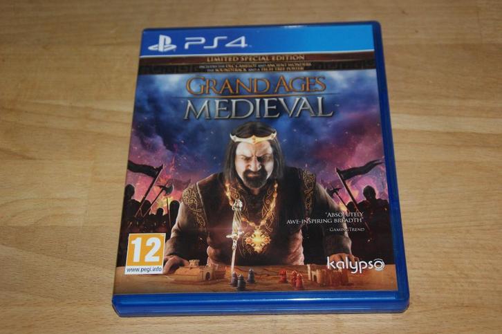 Grand Ages Medieval (ps4), Spelcomputers en Games, Games | Sony PlayStation 4, Gebruikt, Avontuur en Actie, 1 speler, Vanaf 3 jaar