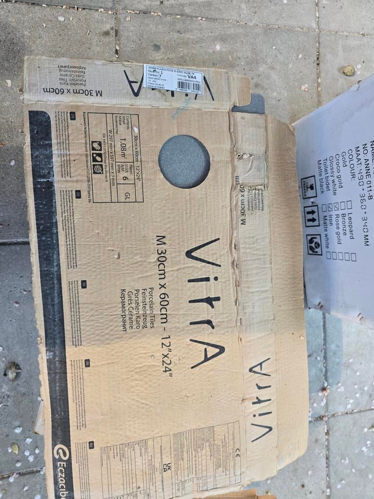 Gratis tegels, 60 cm of meer, Keramiek, Nieuw, Ophalen of Verzenden