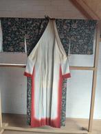 Traditionele Japanse Kimono red black flower, Ophalen of Verzenden