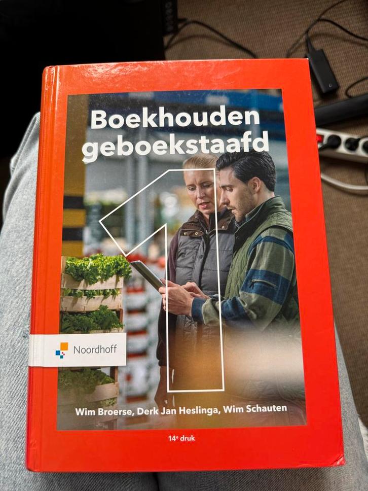 Boekhouden geboekstaafd 1 - 14e druk, Boeken, Economie, Management en Marketing, Zo goed als nieuw, Accountancy en Administratie