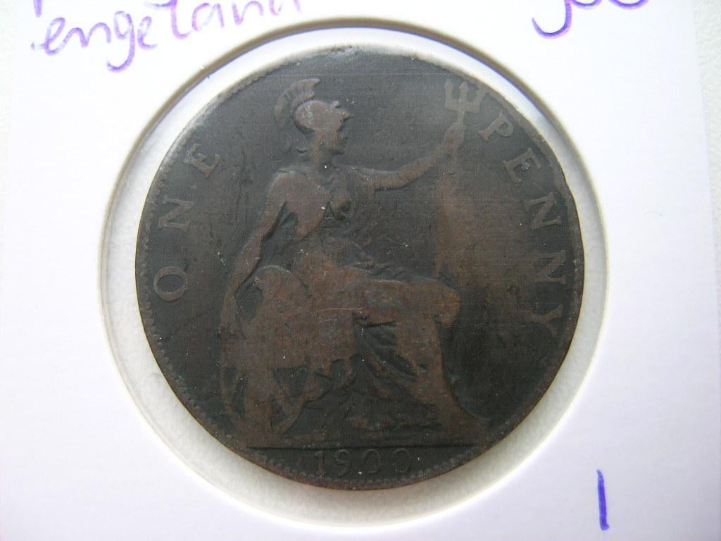 Penny 1900 Engeland (nr 1), Postzegels en Munten, Munten | Europa | Niet-Euromunten, Ophalen of Verzenden, Overige landen, Losse munt