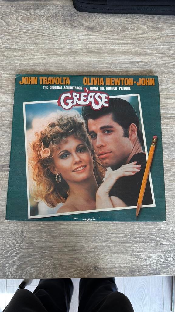 Mooie lp platen van grease, Verzenden, Zo goed als nieuw, Overige formaten