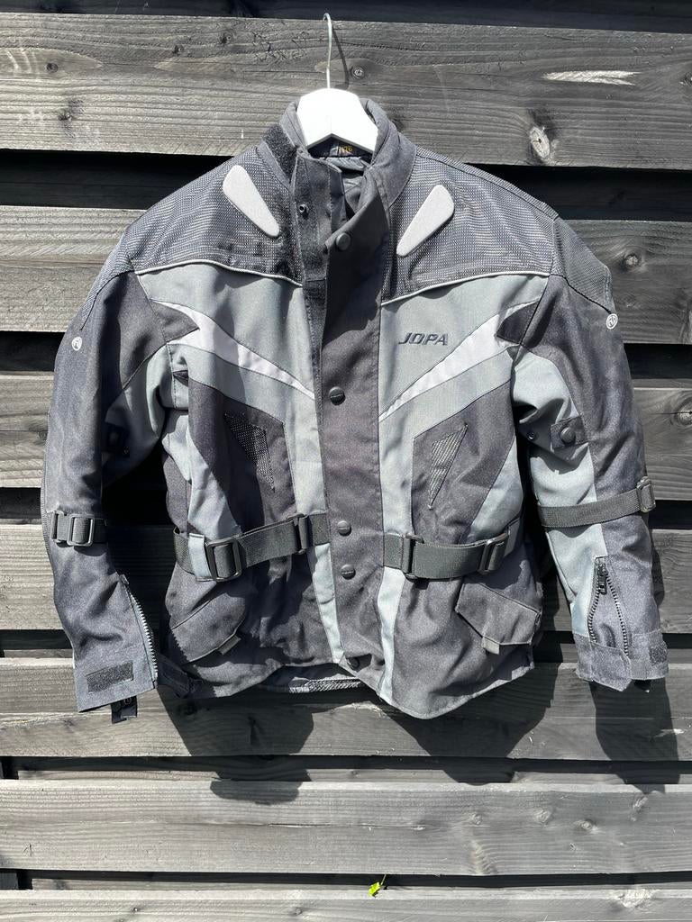 Jopa motorpak (jas en broek) - Maat 176, Ophalen of Verzenden, Tweedehands, Kinderen, Jas | textiel