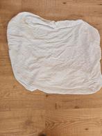 Hoeslaken babybed met hartjes, Jongetje of Meisje, Ophalen of Verzenden, Zo goed als nieuw, Wit