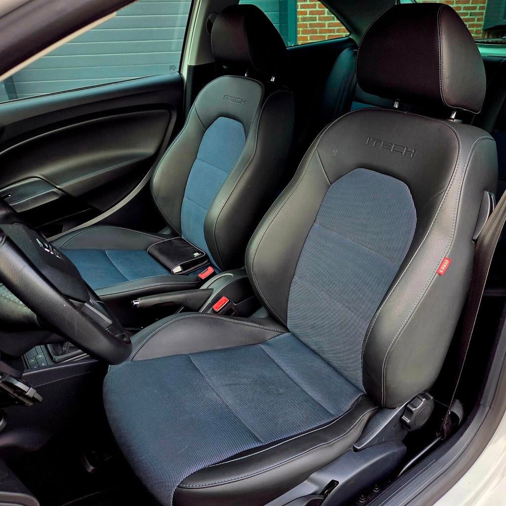 SEAT IBIZA 1.2 TSI I-Tech CLIMA|CRUISE|NAV|STOELVERW|LEER, Auto's, Seat, Voorwielaandrijving, Euro 5, Gebruikt, Zwart