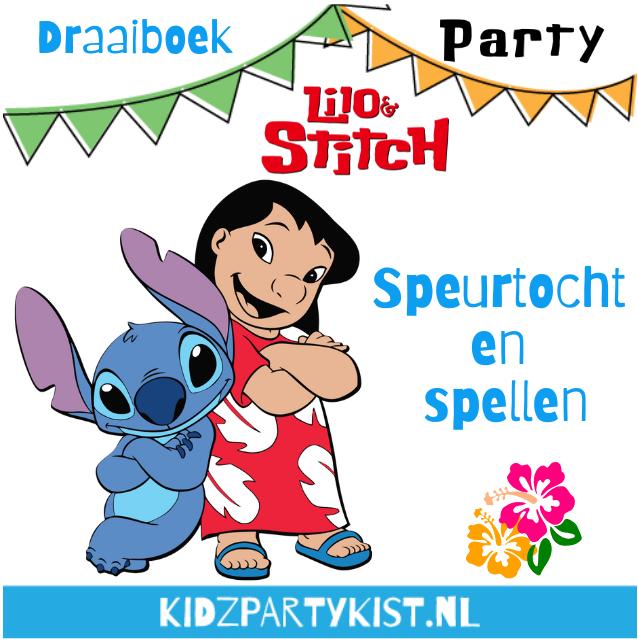 Lilo en Stitch Kinderfeestje draaiboek, speurtocht + spellen, Ophalen of Verzenden, Nieuw