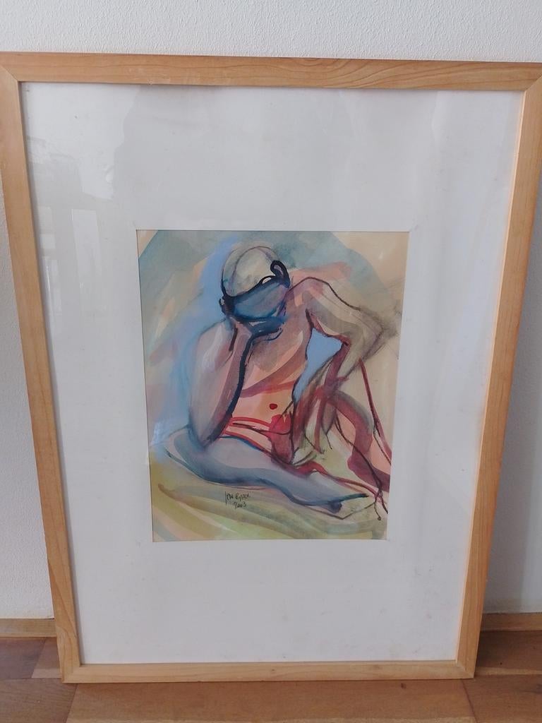 Drie schilderijen van Jan Bijster te koop, Antiek en Kunst, Kunst | Schilderijen | Modern, Ophalen of Verzenden