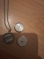 Mi moneda ketting met 3 munten, Ophalen, Gebruikt, Zilver, Overige materialen