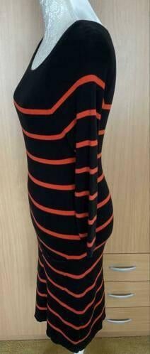 Monsoon jurk maat S [v], Kleding | Dames, Zwart, Ophalen of Verzenden, Zo goed als nieuw, Knielengte