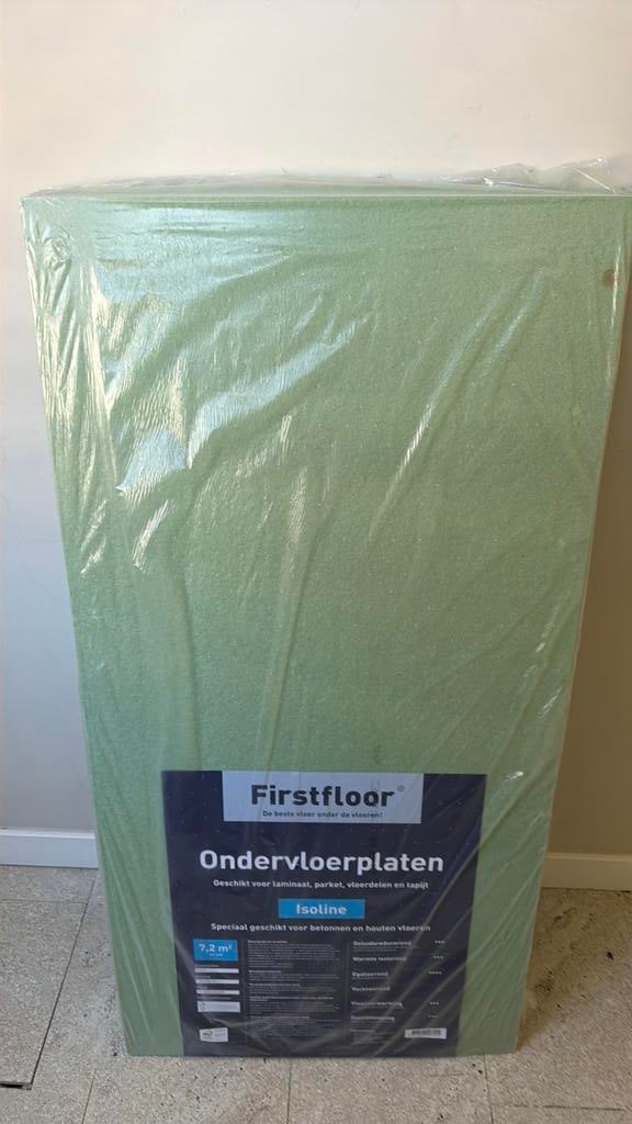 Pak Firstfloor ondervloerplaten., Ophalen, 30 cm of meer, 50 tot 150 cm, 5 tot 10 m²