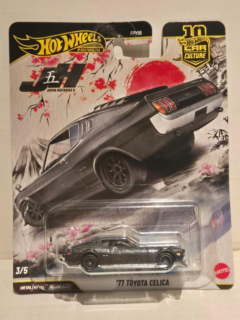 Hotwheels Premium 1/64 1977 Toyota Celica, Ophalen of Verzenden, Zo goed als nieuw, Auto