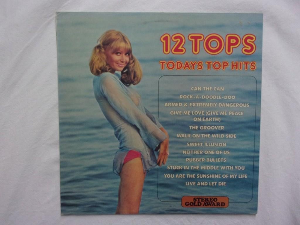 12 Tops - Todays top hits LP, Ophalen of Verzenden, Gebruikt, 12 inch