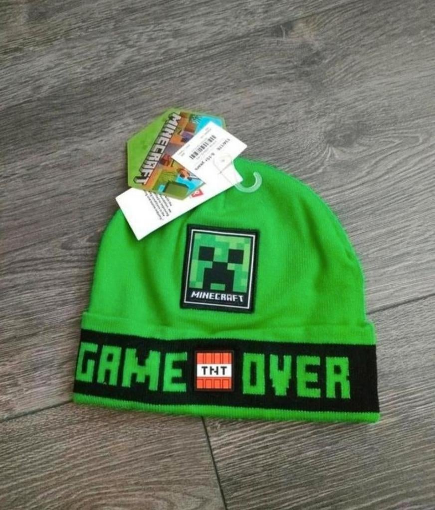Nieuwe Minecraft Muts - Game Over Creeper Design, Ophalen, Minecraft, Nieuw, Jongetje