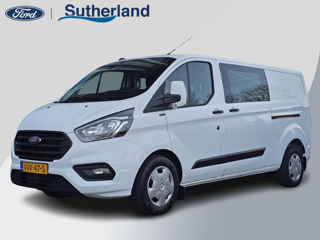 Ford Transit Custom 320 2.0 TDCI L2H1 Trend DC Trekhaak | St, Euro 6, 4 cilinders, Startonderbreker, Wit