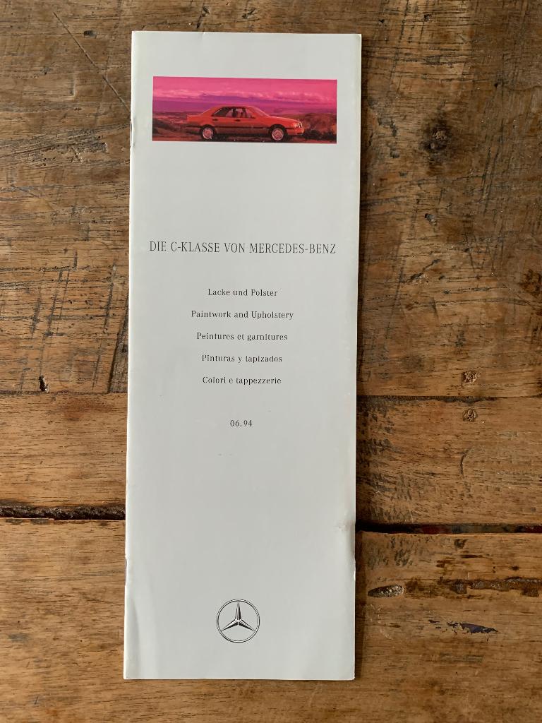 Kleuren folder, brochure Mercedes-Benz C-klasse W202 1994, Nieuw, Mercedes-Benz, Mercedes, Ophalen of Verzenden