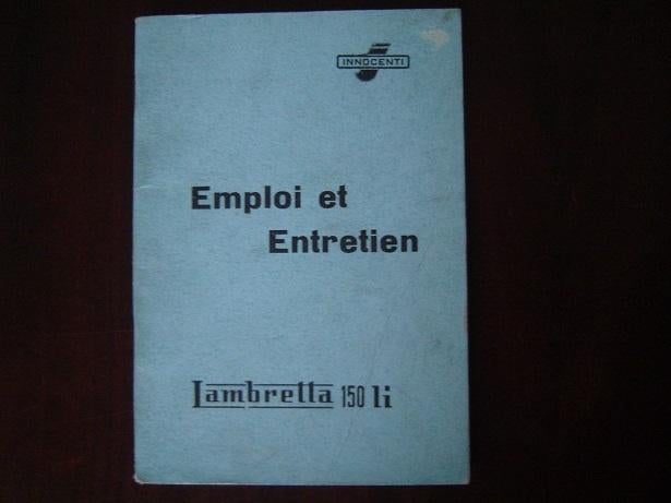 Lambretta 125Li 1958 scooter emploi et entretien, Ophalen of Verzenden, Overige merken