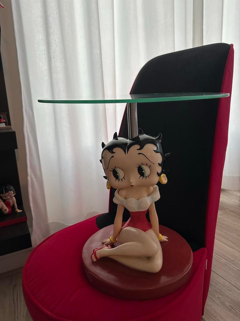 BETTY BOOP - Vintage | Bijzettafel | Retro | Tafel | PopArt, Ophalen of Verzenden, Zo goed als nieuw, Mens