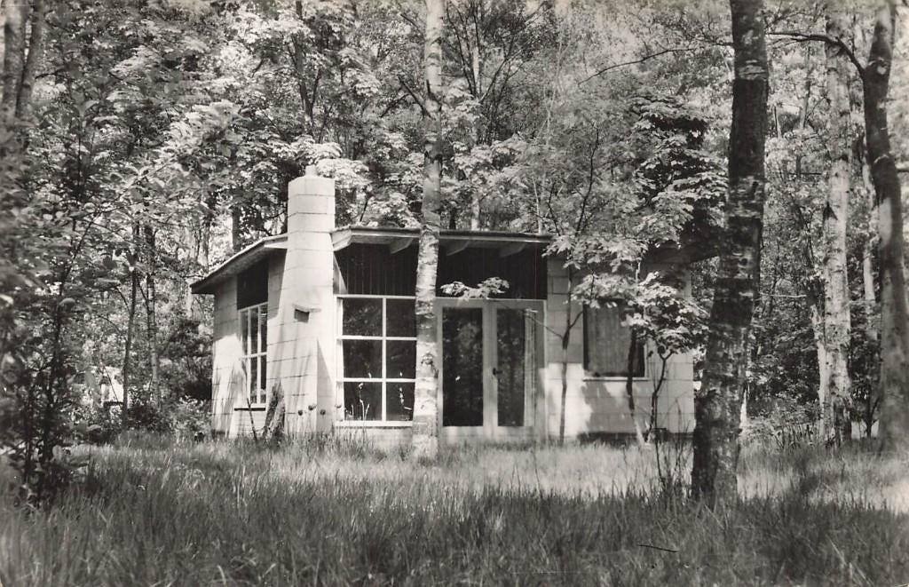 Doorn, Recreatiecentrum Het groet bos, bungalow, Ophalen of Verzenden, 1960 tot 1980, Gelopen, Utrecht