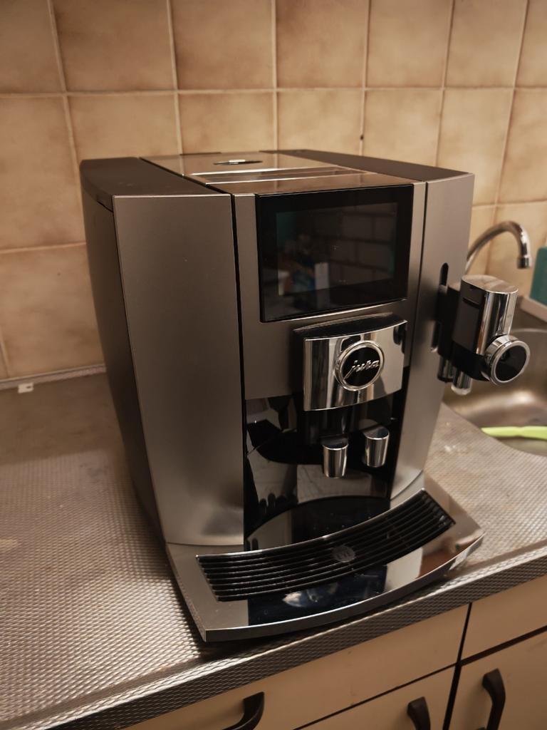 Jura J8 Midnight Silver koffiemachine, Witgoed en Apparatuur, Koffiezetapparaten, 10 kopjes of meer, Ophalen of Verzenden, Koffiemachine