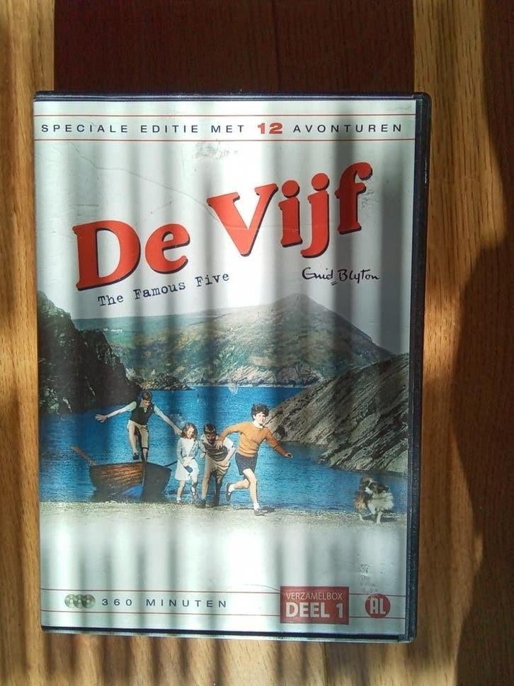 De Vijf - Deel 1 DVD - Speciale Editie met 12 Avonturen, Cd's en Dvd's, Alle leeftijden, Boxset, Ophalen of Verzenden, Zo goed als nieuw