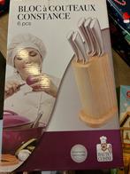 Nieuw Messenblok Constance 6-delig - Hoogwaardig Roestvrij S, Ophalen, Nieuw