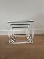 Max Sause , Isocele bijzettafeltjes set van 3, Ophalen, Minder dan 45 cm, Minder dan 55 cm, Gebruikt