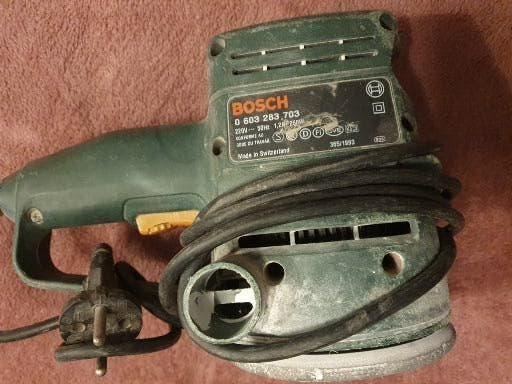 Bosch PEX 125 excentrische schuurmachine, Ophalen of Verzenden, Gebruikt, Minder dan 600 watt, Excentrische schuurmachine