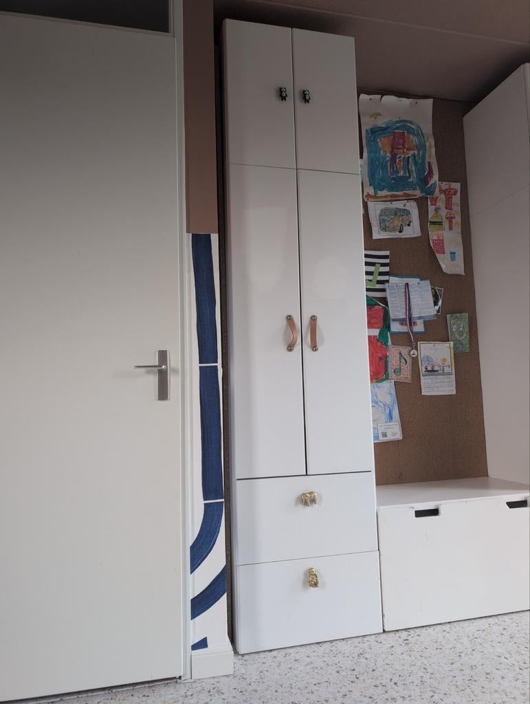 IKEA Stuva Småstad platsa kledingkast met bovenkast en lades, Gebruikt, 105 cm of meer, Ophalen of Verzenden, Minder dan 50 cm