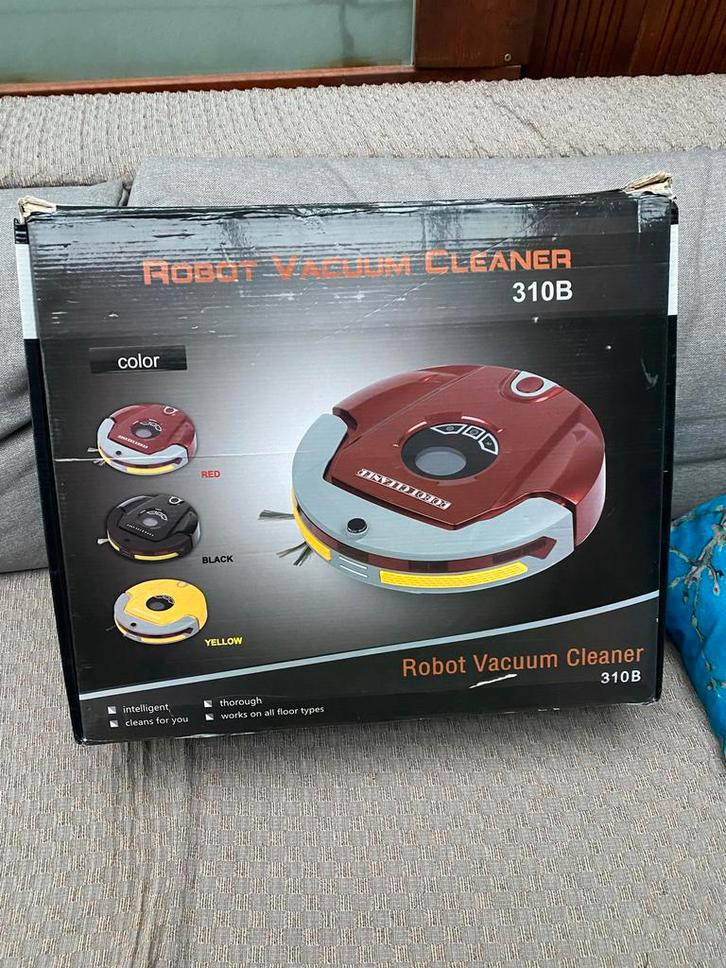 Robotstofzuiger 310B - Zwart - Nieuw in doos, Witgoed en Apparatuur, Stofzuigers, Nieuw, Robotstofzuiger, Minder dan 1200 watt