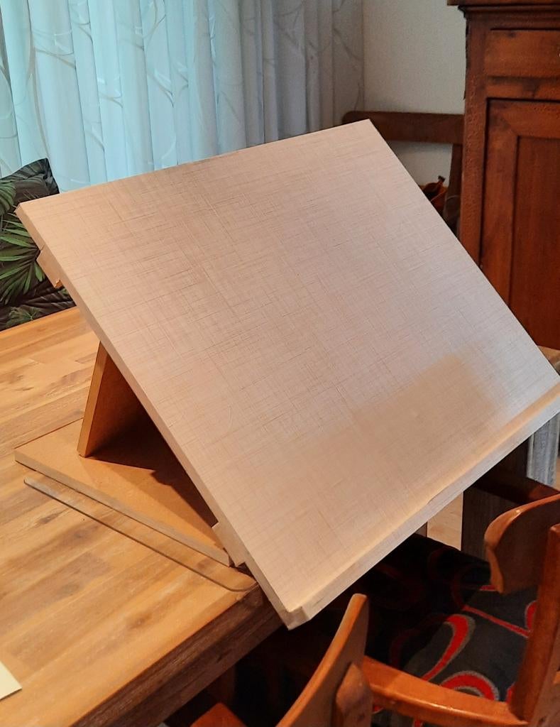 Schildersezel, schrijftafel, Ophalen, Ezel