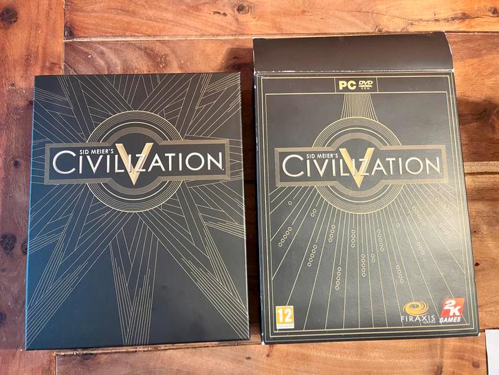 Civ V Collector's Edition, Spelcomputers en Games, Games | Pc, Zo goed als nieuw, Strategie en Constructie, 3 spelers of meer