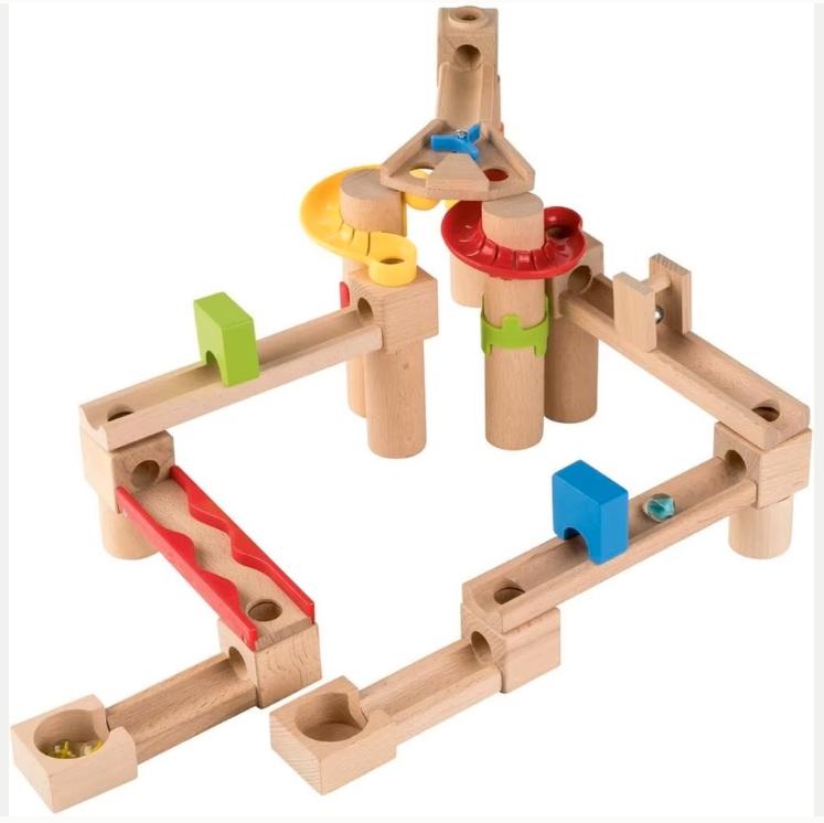 Playtive Cascade houten knikkerbaan - 35 delen, Ophalen, Zo goed als nieuw, Overige typen