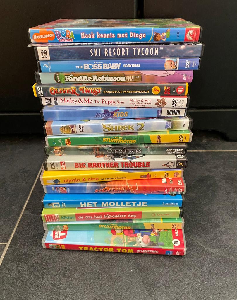 Dvd’s jeugd kinderen, Alle leeftijden, Ophalen, Gebruikt