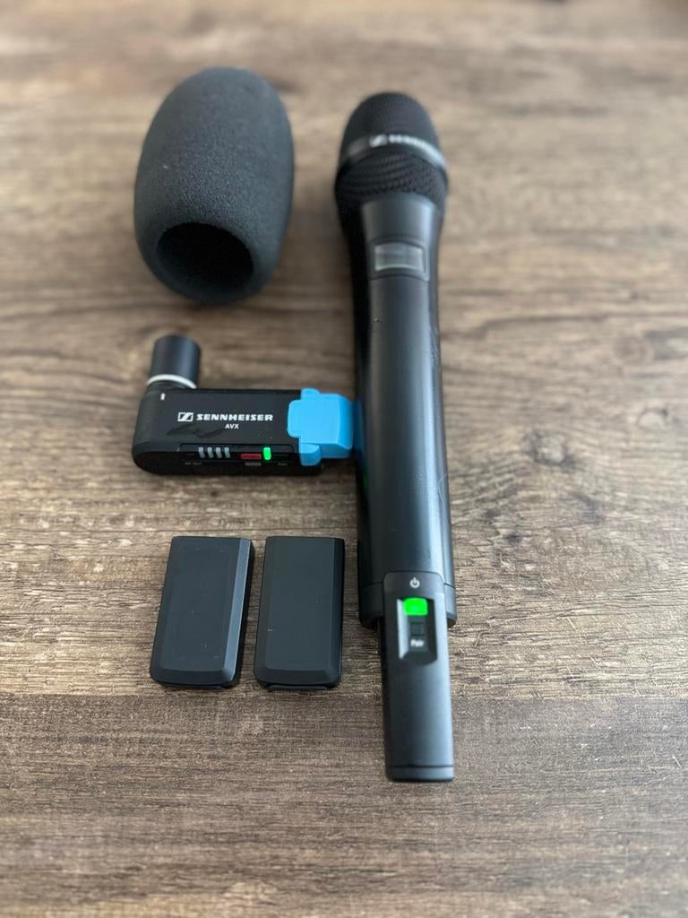 Sennheiser AVX 835 set, Muziek en Instrumenten, Microfoons, Ophalen of Verzenden, Gebruikt, Zangmicrofoon, Draadloos