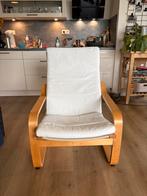 Ikea POANG stoel wit, Huis en Inrichting, Fauteuils, Ophalen, Gebruikt