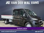 Peugeot Boxer 2.2 Blue HDi 140pk Pick-up 7 Persoons Dubbele, Stof, Gebruikt, Euro 6, 4 cilinders